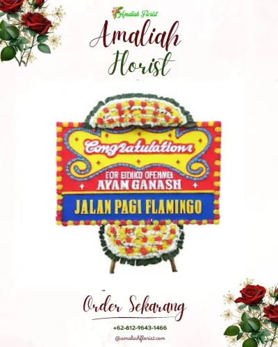 Bunga Papan Congratulation di Pucangsongo